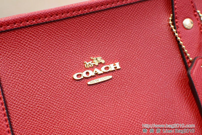 COACH蔻馳 全皮包 原單級別 頭層牛皮 Coach全皮購物袋 37266  Chz1384